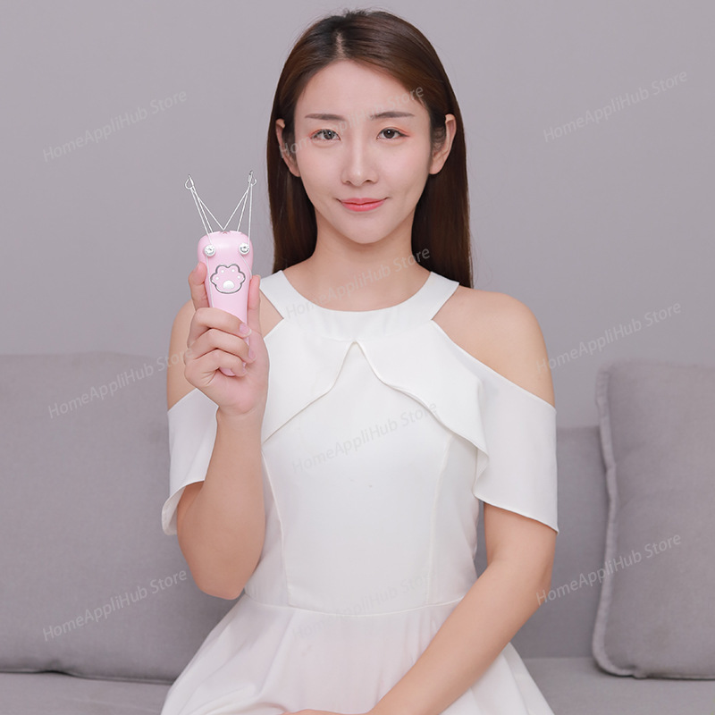 Epilator Wireless - Беспроводной электрический эпилятор с хлопковой нитью,