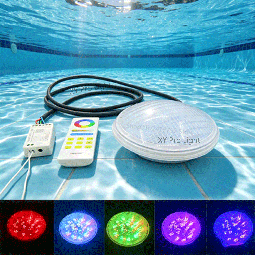 Подводные RGB-светильники 45 В – обзор и цена Xy Spa & Wellness Photos