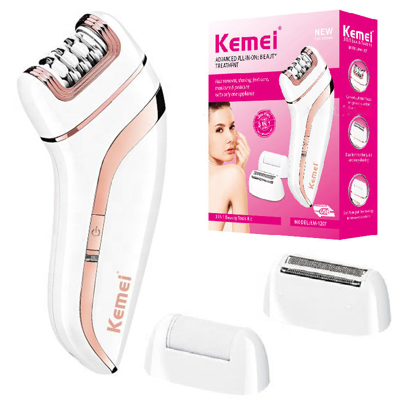 Оригинальный Эпилятор Kemei 3  – обзор и цена Epilator Wireless